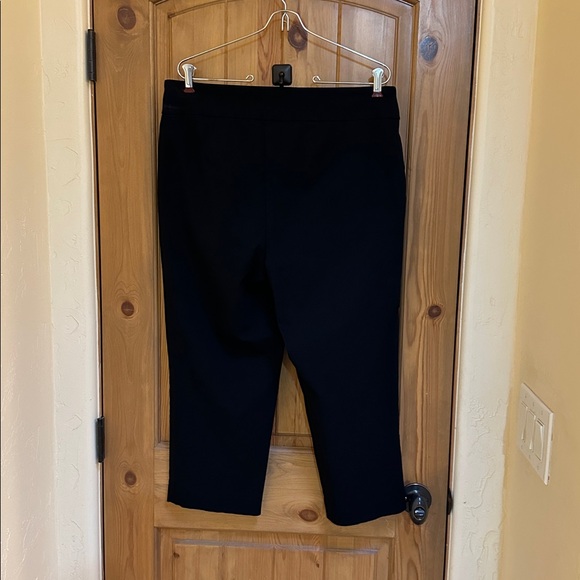 Counterparts Black Cropped Pants with Gold Buttons - Picture 4 of 6